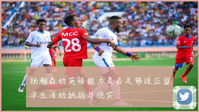 杨瀚森的英语能力是否足够适应留学生活的挑战与现实